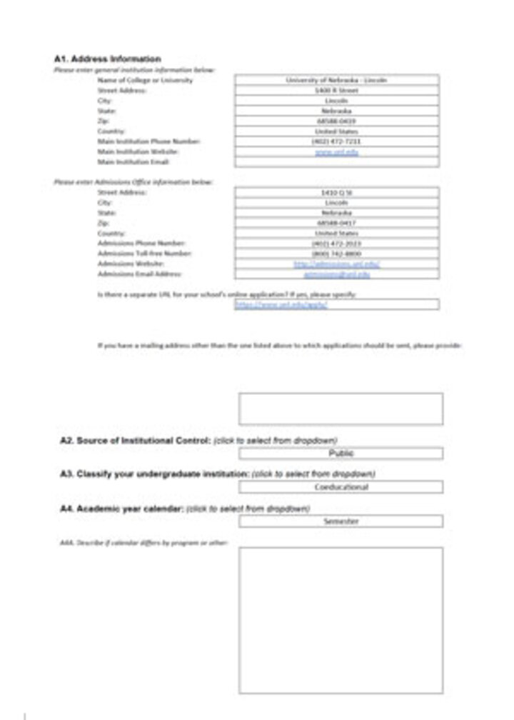 Common Data Set